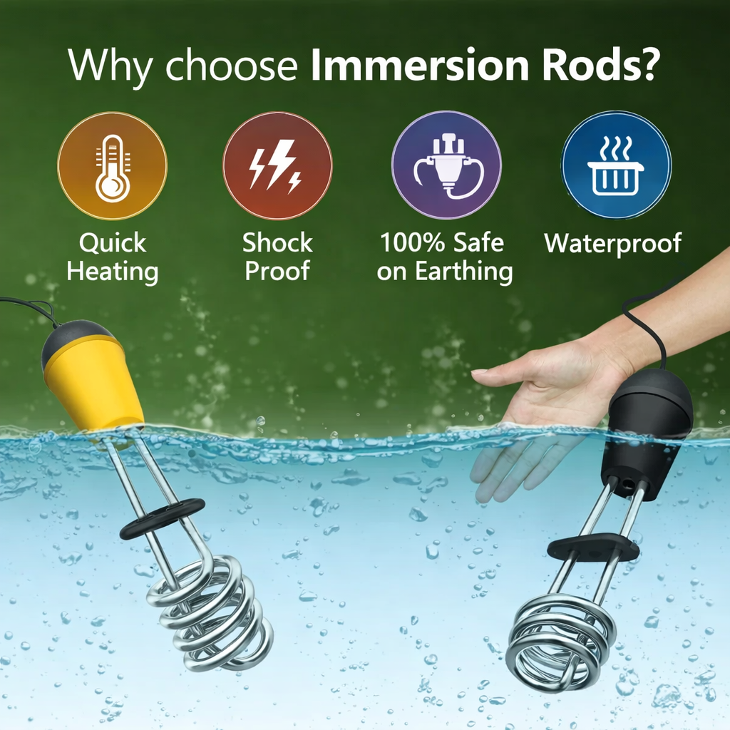 Immersion Rod for Water Heating Manufacturer in Delhi